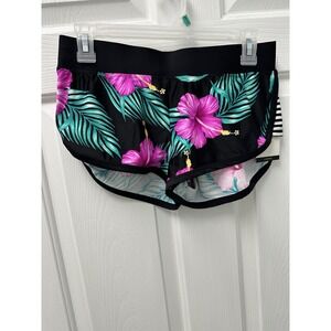 Women Body Glove Active Hybride 50+ UPF Fabric Floral Tropical NWT